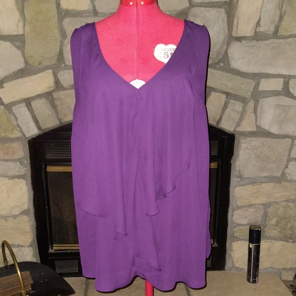 Torrid Ruffle Blouse